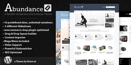 Product picture ABUNDANCE ECOMMERCE BUSINESS THEME 4.3